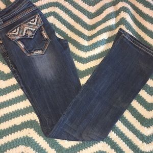 Grace in LA embroidered Bootcut Jeans